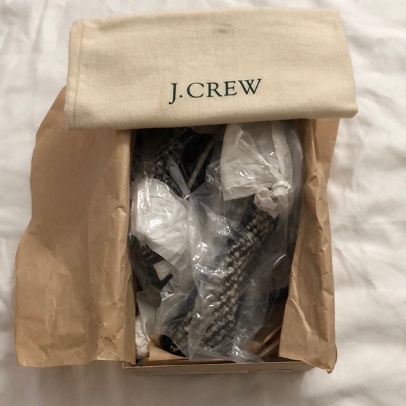 J.Crew Tweed Jeweled Peep-toe Heels - Picture 3 of 7